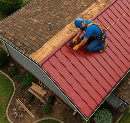 Metal Roof Replacement