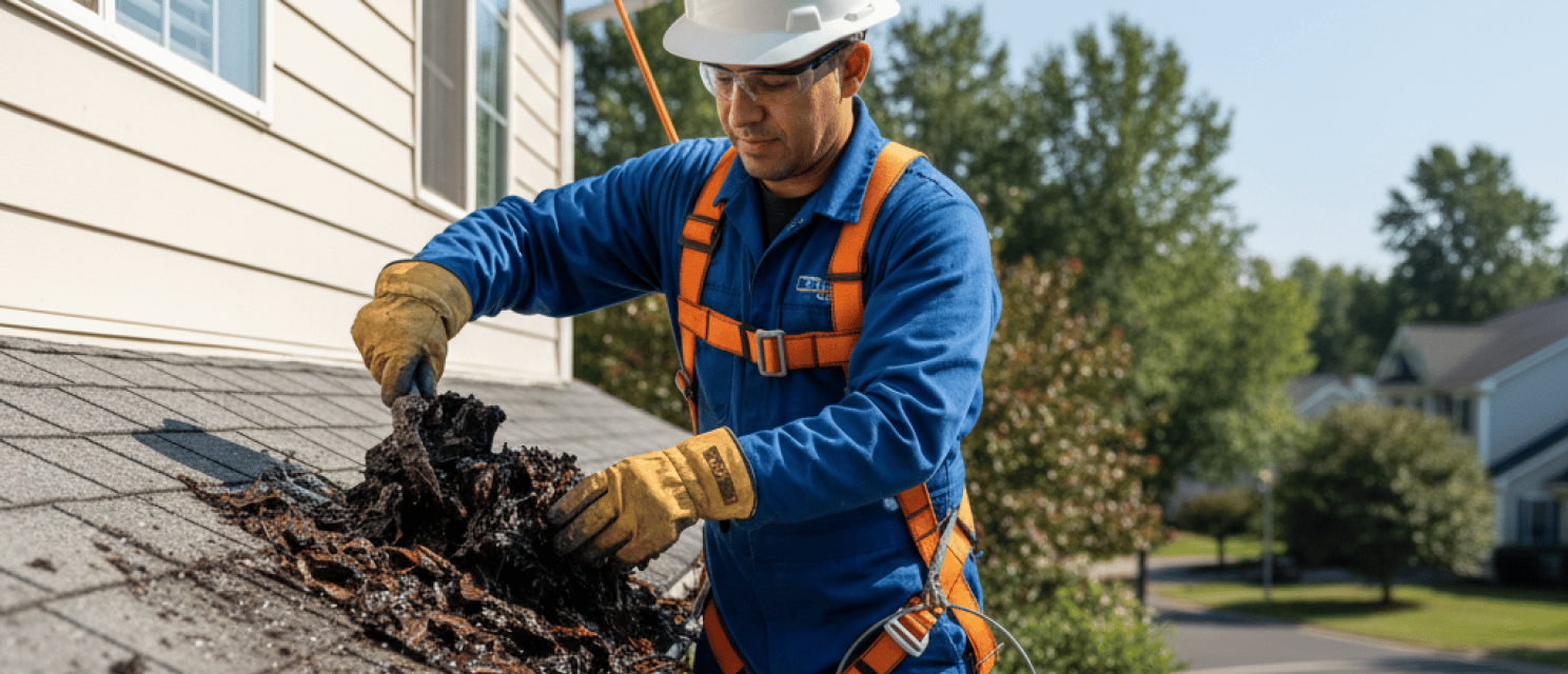 gutter-clearing